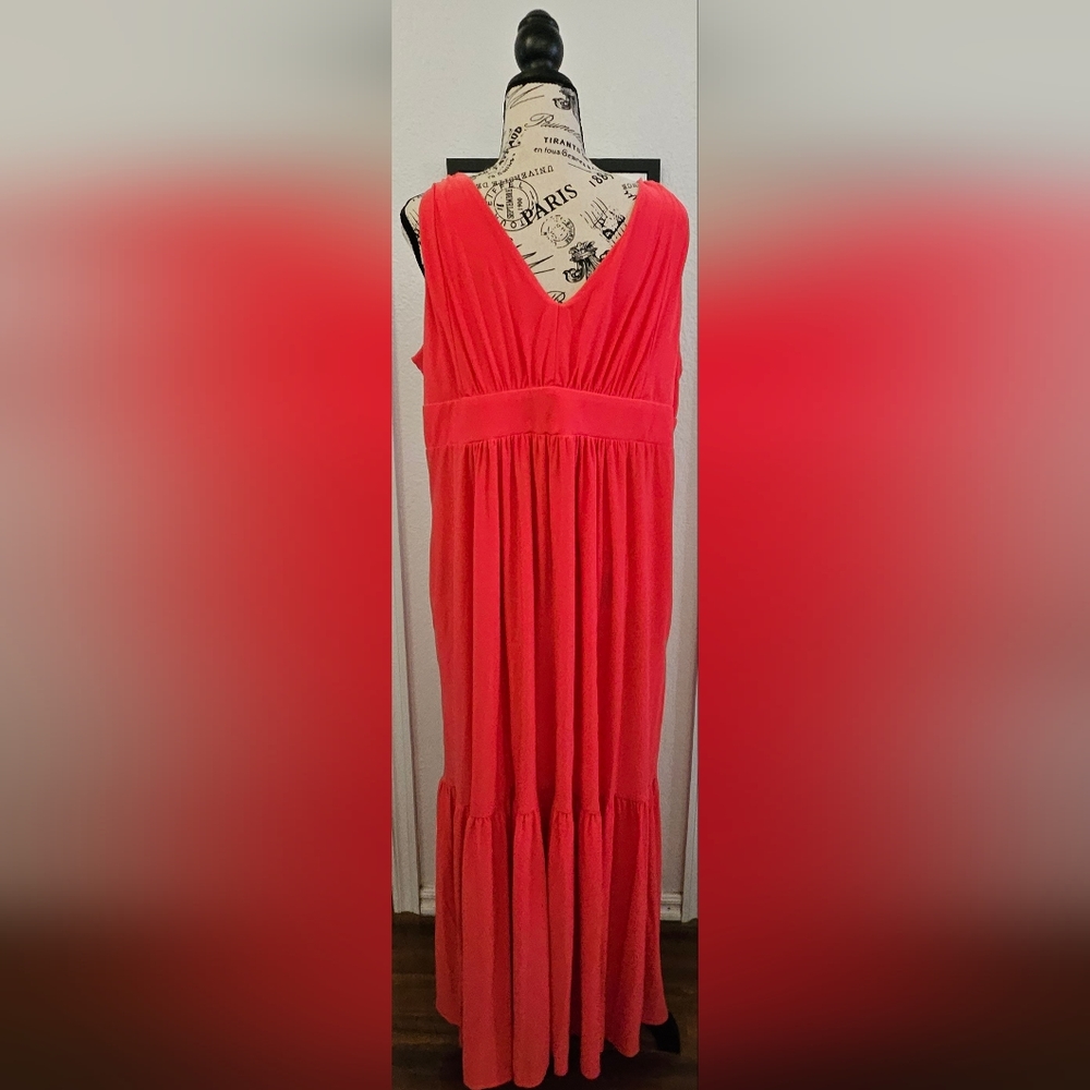 TravelSmith Maxi Dress with side pockets Size:LP